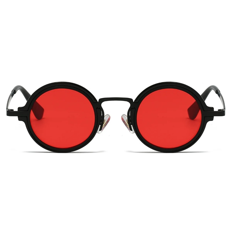 ใหม่แว่นกันแดดกรอบโลหะทรงกลมสำ - Men'S Fashion Round Glasses บทวิจารณ์และราคา