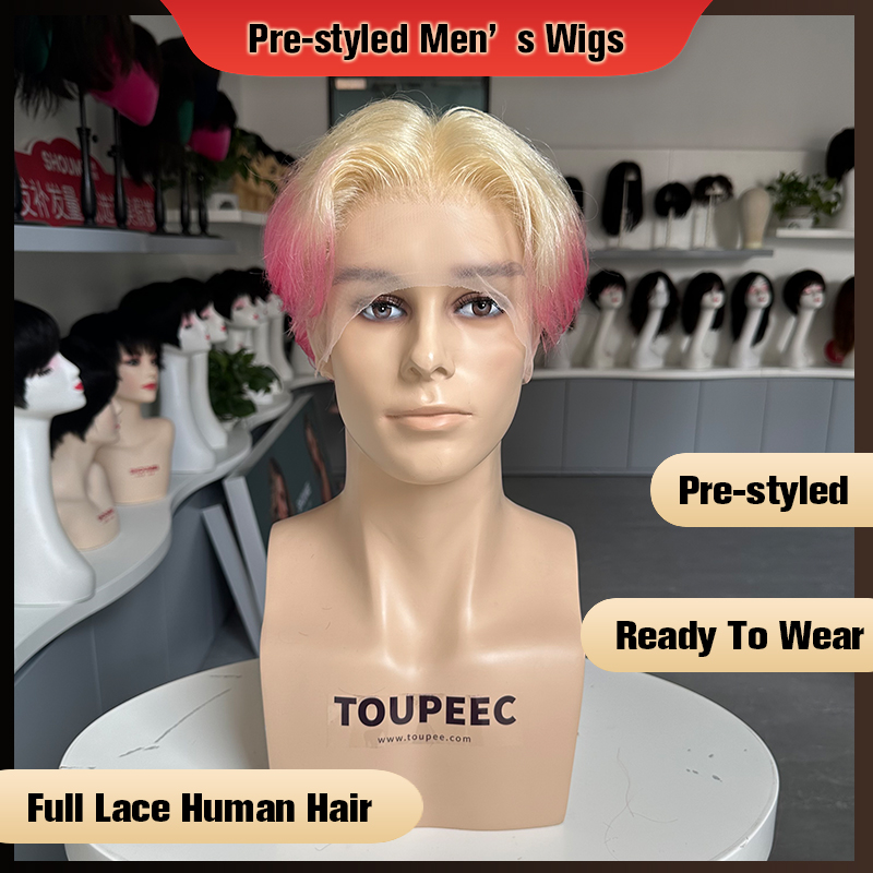 วิกผมผู้ชายแบบเต็มศีรษะที่จัดท - Men Fashion Hair Style บทวิจารณ์และราคา