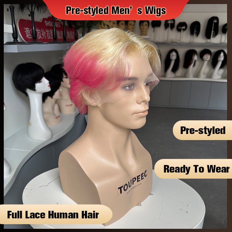 วิกผมผู้ชายแบบเต็มศีรษะที่จัดท - Men Fashion Hair Style บทวิจารณ์และราคา