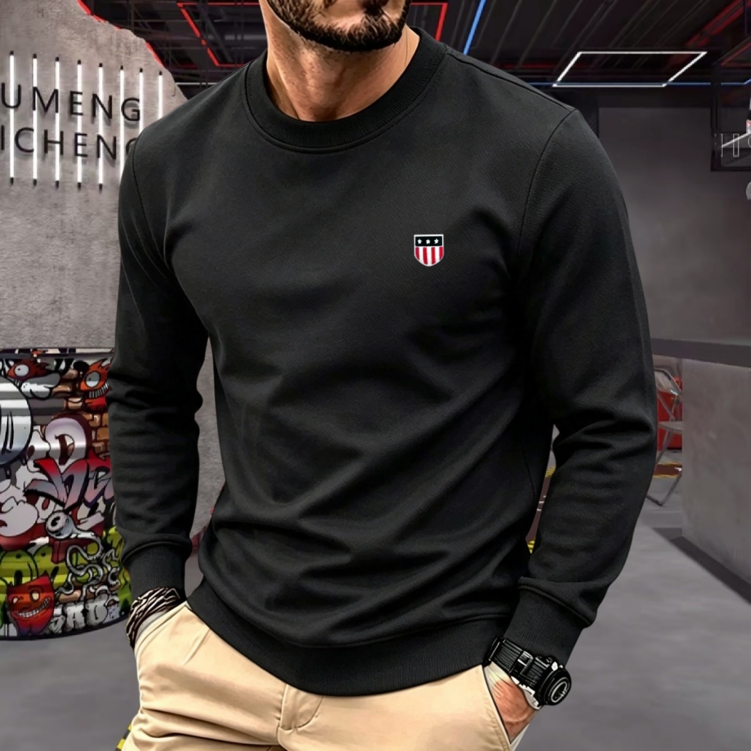 เสื้อยืดคอกลมแขนยาวผู้ชายแบรนด - Men'S Fashion Brand บทวิจารณ์และราคา