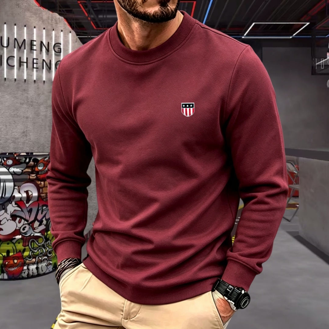 เสื้อยืดคอกลมแขนยาวผู้ชายแบรนด - Men'S Fashion Brand บทวิจารณ์และราคา