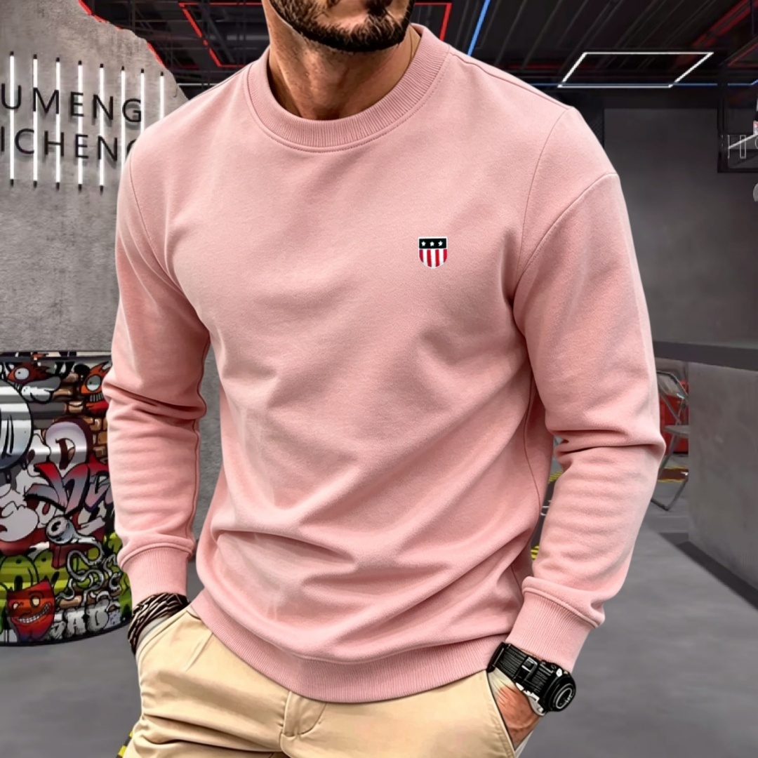 เสื้อยืดคอกลมแขนยาวผู้ชายแบรนด - Men'S Fashion Brand บทวิจารณ์และราคา