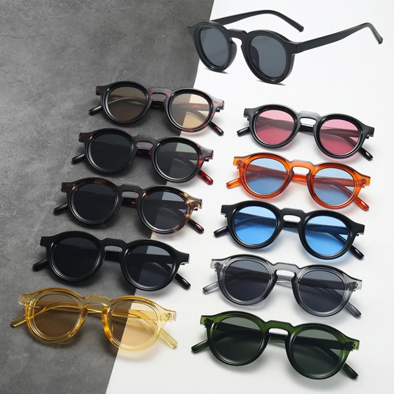 คุณภาพสูงแว่นตากันแดดทรงกลมผู้ - Men'S Fashion Round Glasses บทวิจารณ์และราคา